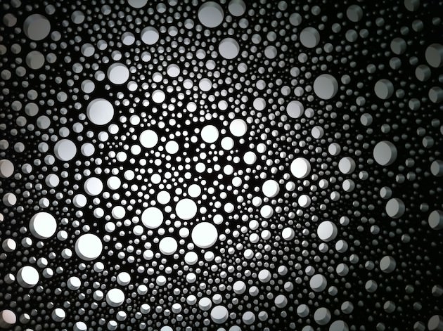 Black Wall of 13240 Holes