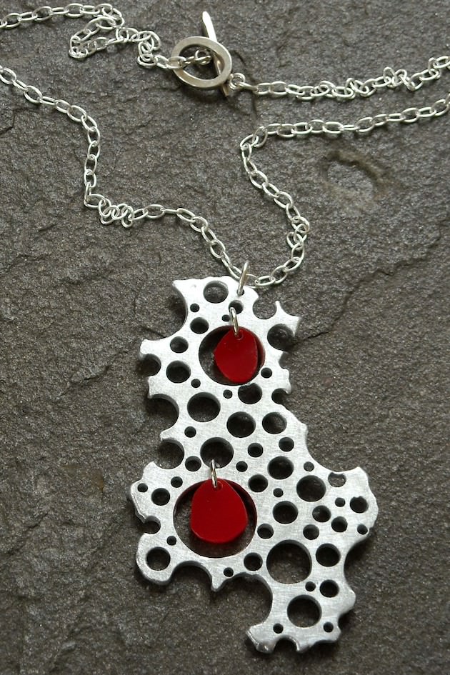 Pendant - Red-Holes