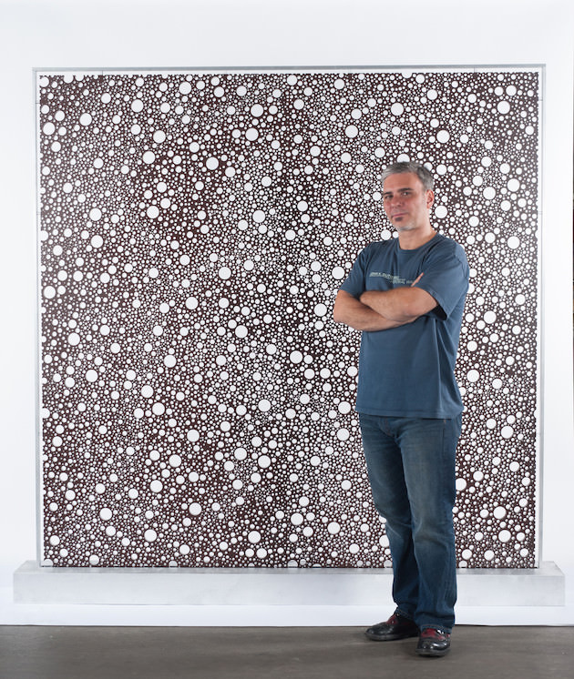 Brown Wall of 17000 Holes